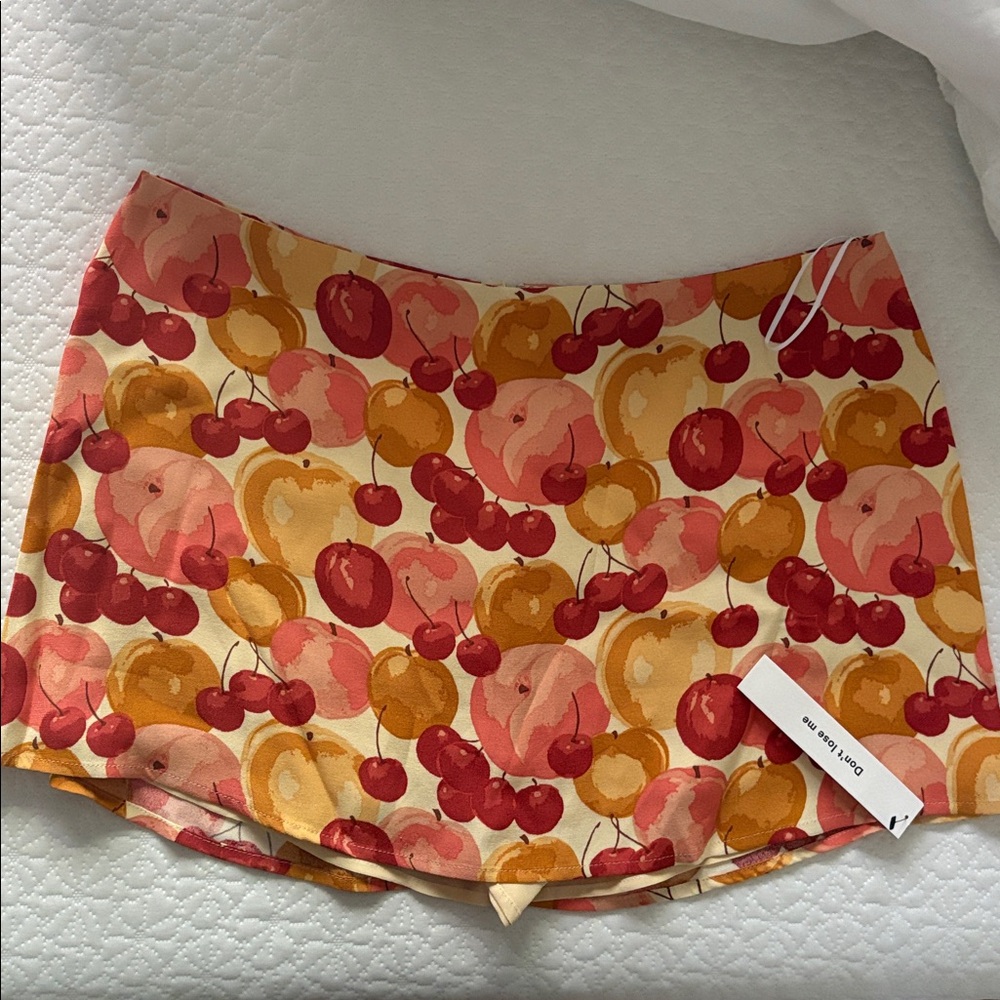Reformation Penelope Low Rise Skort Multi - Size 10